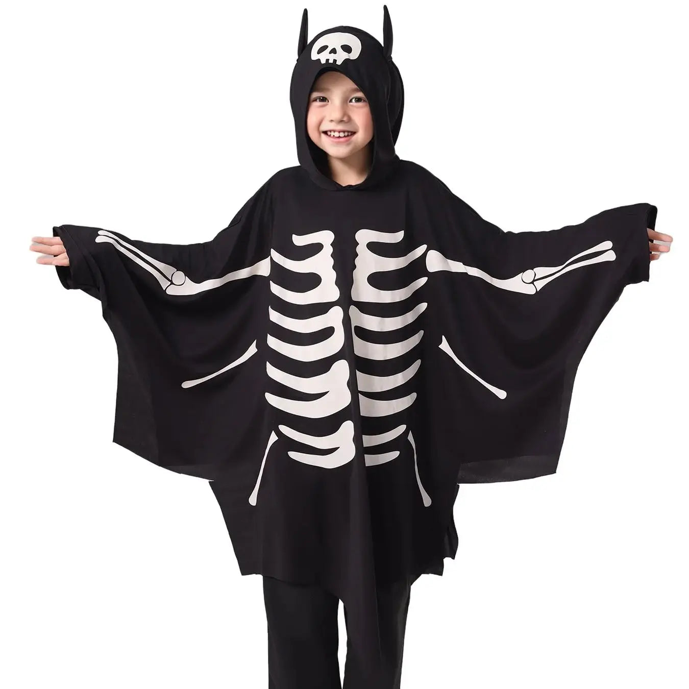 Fantasia Infantil Morcego Brilhante para Halloween
