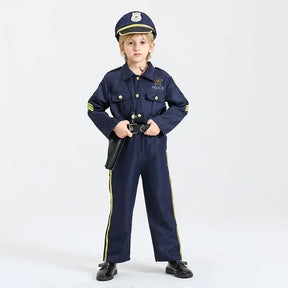 Fantasia Infantil Policial para Halloween – Uniforme para Meninos
