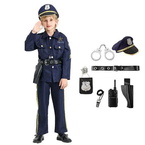 Fantasia Infantil Policial para Halloween – Uniforme para Meninos
