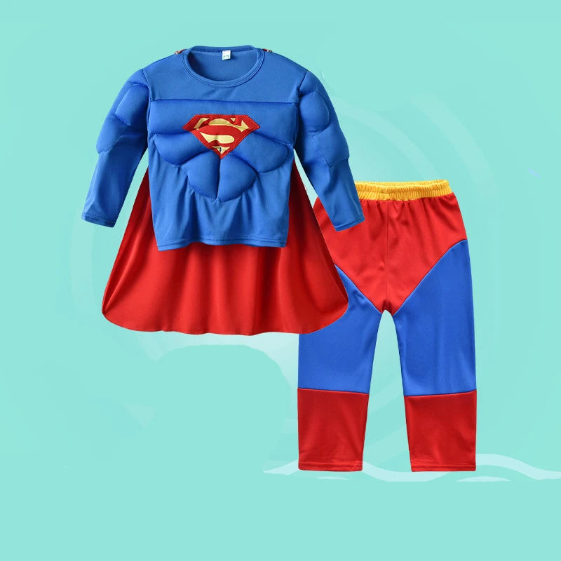 Fantasia Infantil Super-Herói Musculoso (Conjunto)